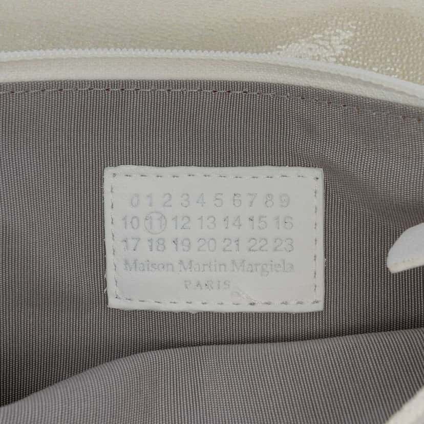 Maison Margiela XL Leather Long Slim Clutch Brown Leather Good condition - Box View