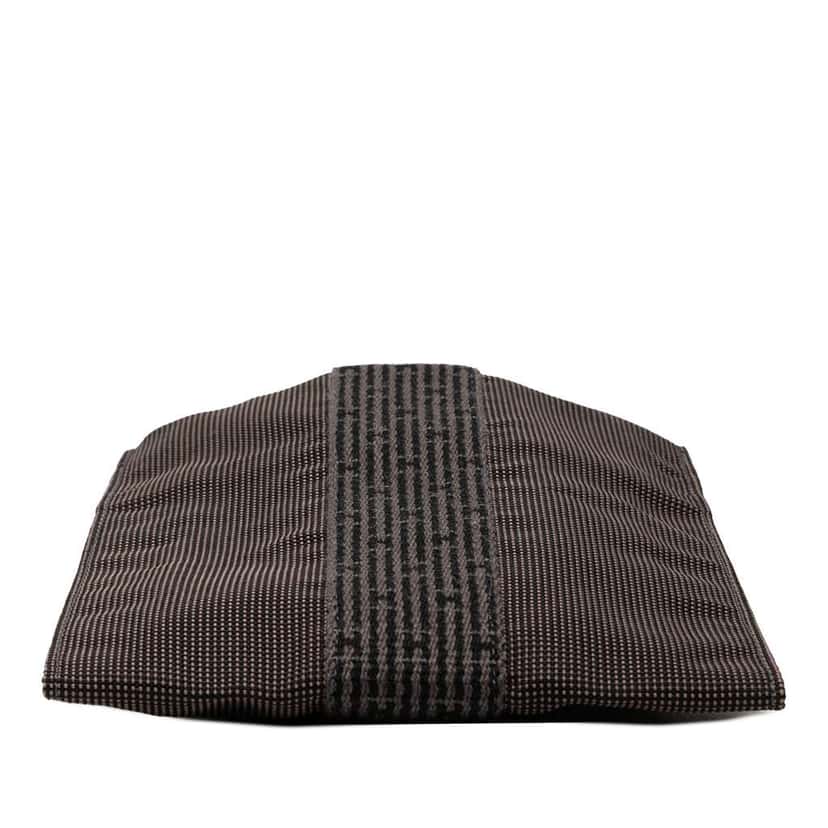Hermès Canvas Herline Pochette Grey Polyester Good condition - Inside View