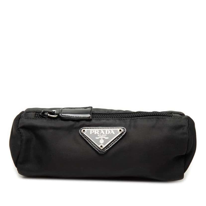 Prada Tessuto Pouch Black Good condition - Front View