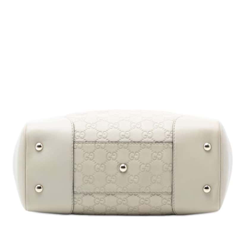 Gucci Guccissima Mayfair Tote White Leather Very good condition - Inside View