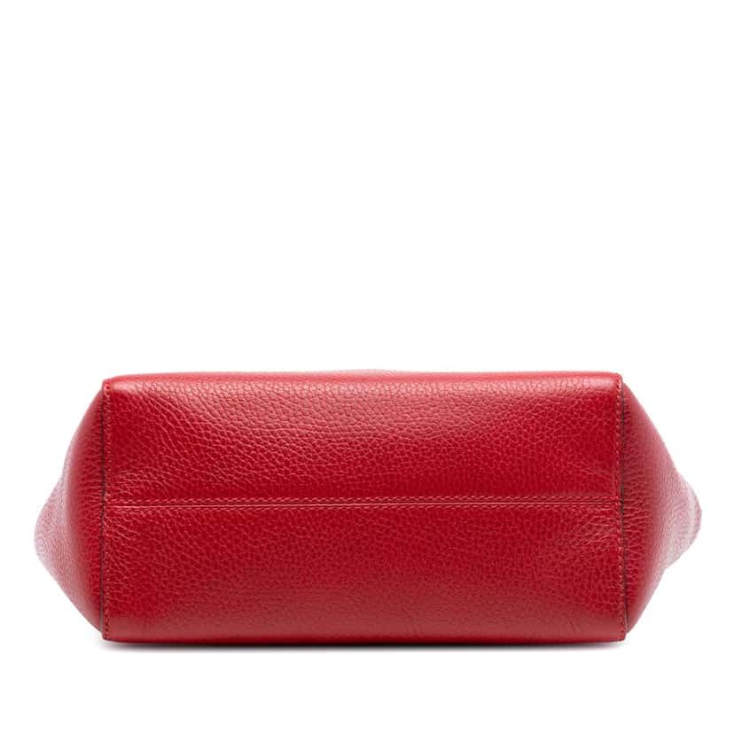 Gucci Mini Leather Swing Satchel Red Leather Very good condition - Inside View