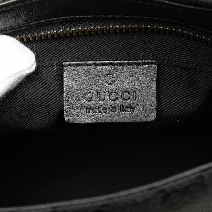 Gucci GG Canvas Handbag Black Canvas Very good condition - Box View