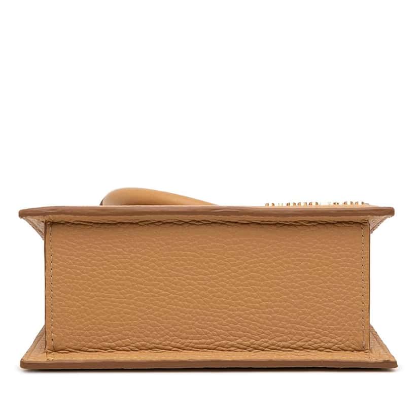 Jacquemus Leather Le Chiquito Noeud Brown Leather Very good condition - Inside View
