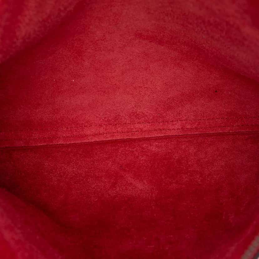 Gucci Medium Leather Logo Portfolio Clutch Red Leather Very good condition - Model View