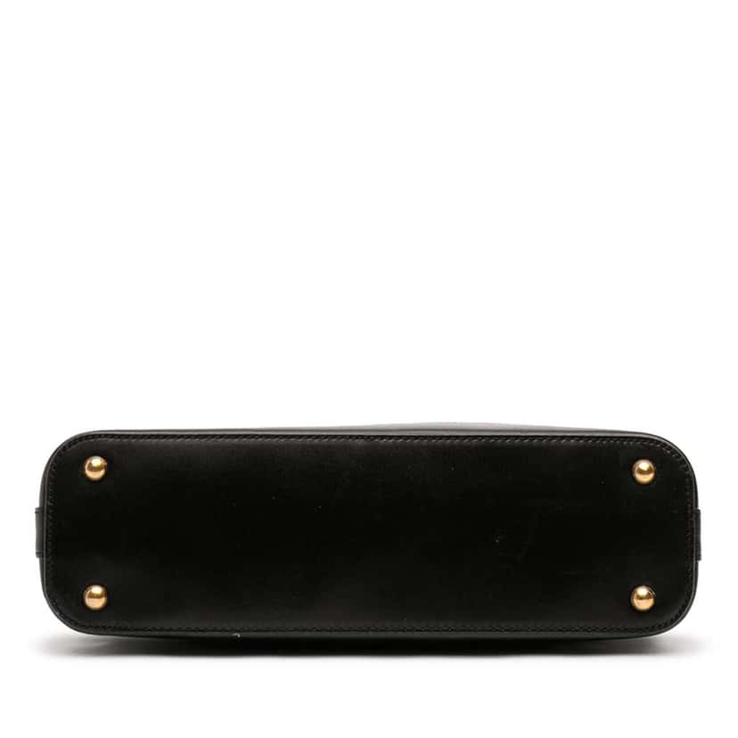 Celine C Macadam Canvas Shoulder Bag Black Canvas Very good condition - Inside View
