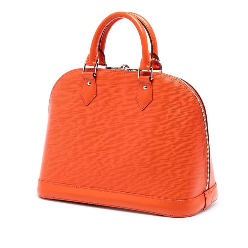 Louis Vuitton Epi Alma PM Orange Leather Very good condition - Back View