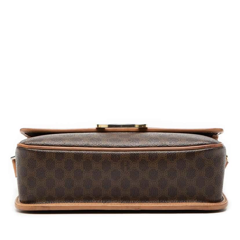 Celine Macadam Coated Canvas Crossbody Brown Canvas Very good condition - Inside View