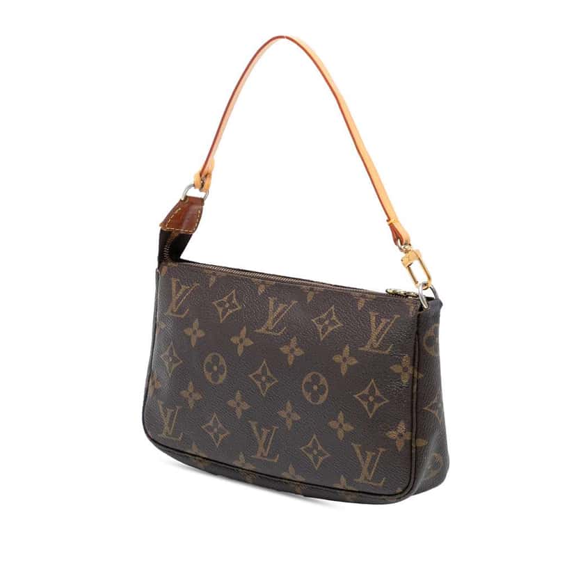 Louis Vuitton Monogram Pochette Accessoires Brown Very good condition - Back View