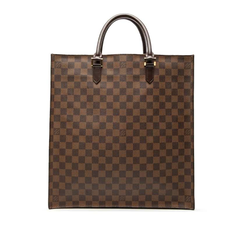 Louis Vuitton Damier Ebene Sac Plat Brown Very good condition - Front View