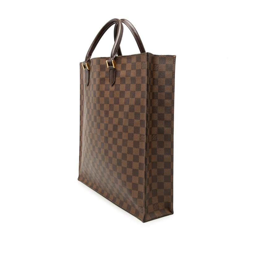 Louis Vuitton Damier Ebene Sac Plat Brown Very good condition - Back View