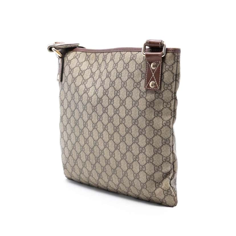 Gucci GG Supreme Web Crossbody Beige Very good condition - Back View