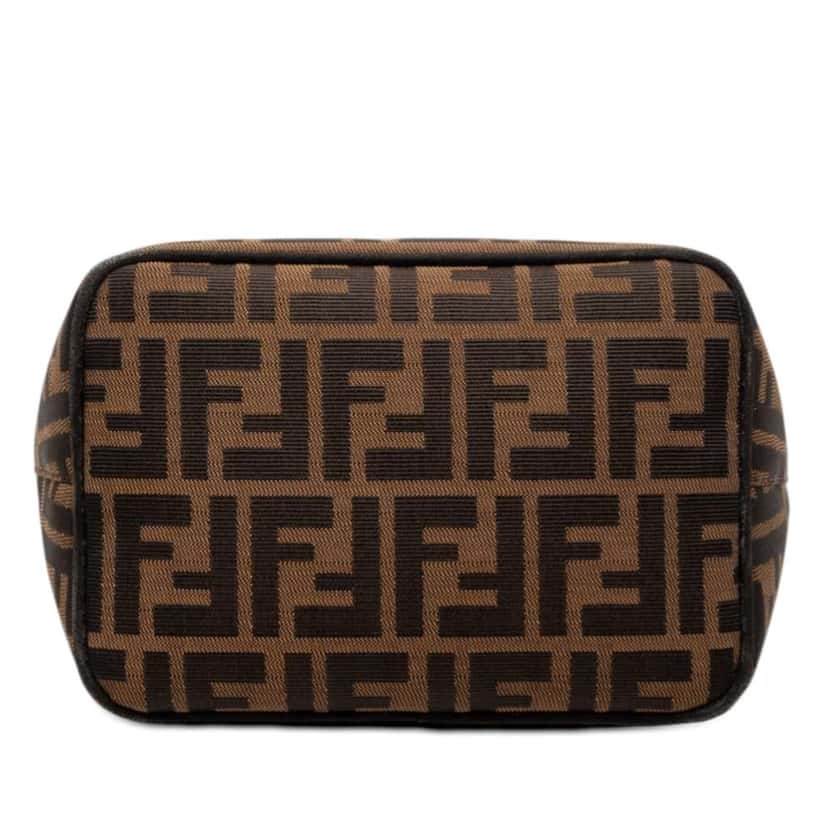 Fendi Zucca Canvas Shoulder Bag Brown Canvas Very good condition - Inside View