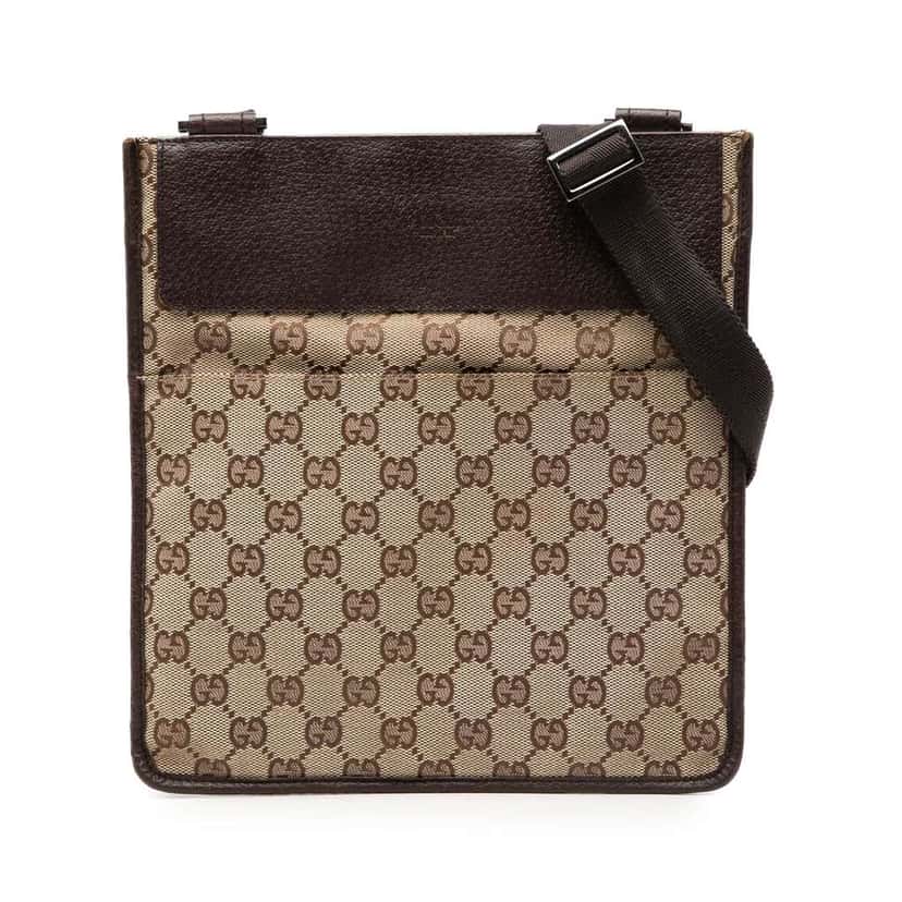 Gucci GG Canvas Crossbody Beige Very good condition - Front View