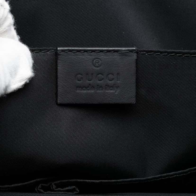 Gucci Guccissima Web Business Bag Black Leather Very good condition - Box View