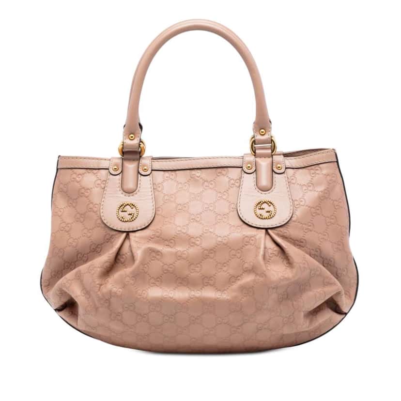Gucci Guccissima Scarlett Tote Brown Leather Very good condition - Front View
