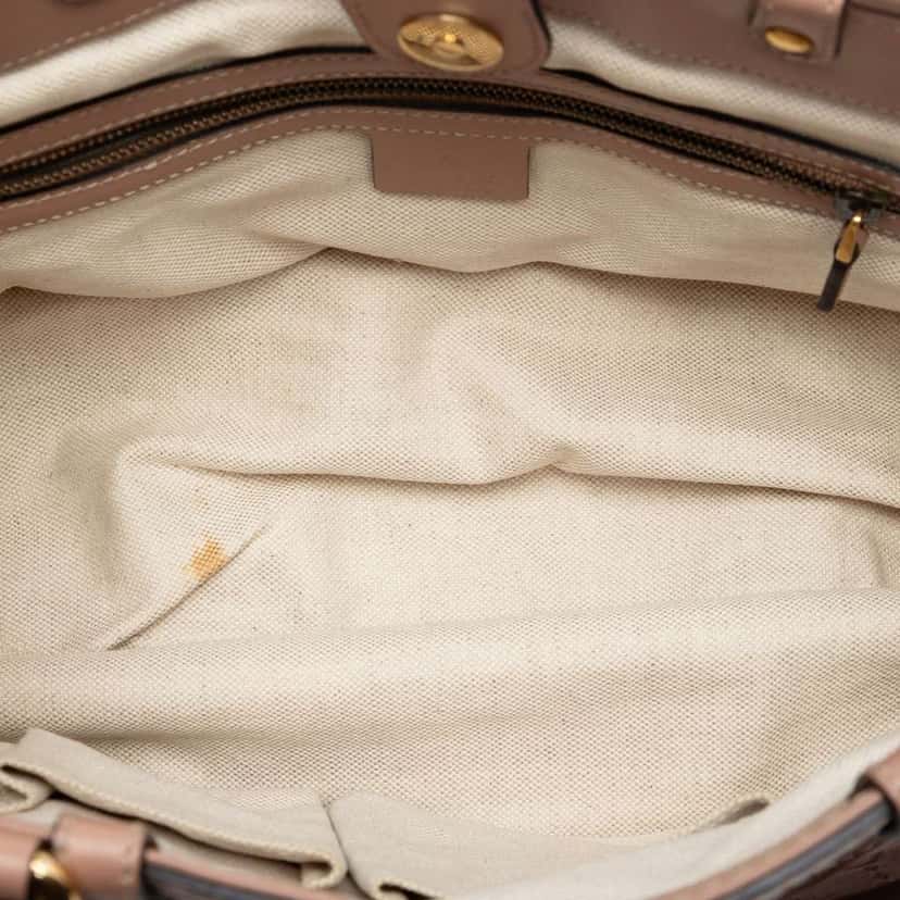 Gucci Guccissima Scarlett Tote Brown Leather Very good condition - Model View