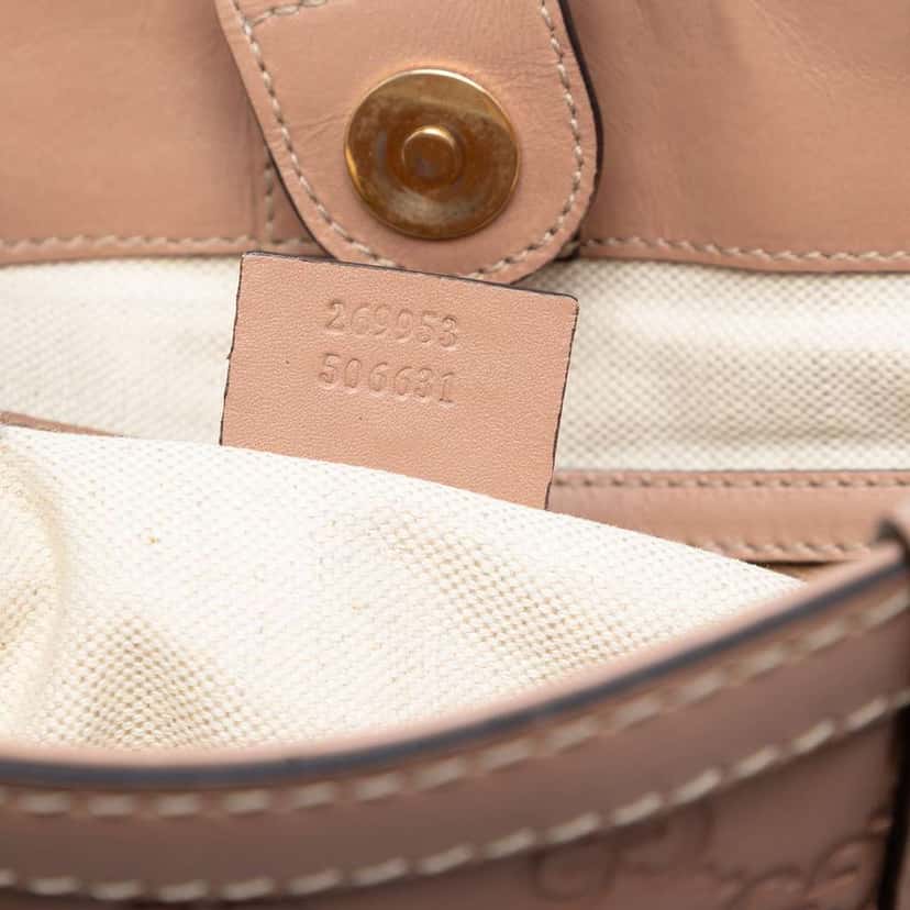Gucci Guccissima Scarlett Tote Brown Leather Very good condition - Box View