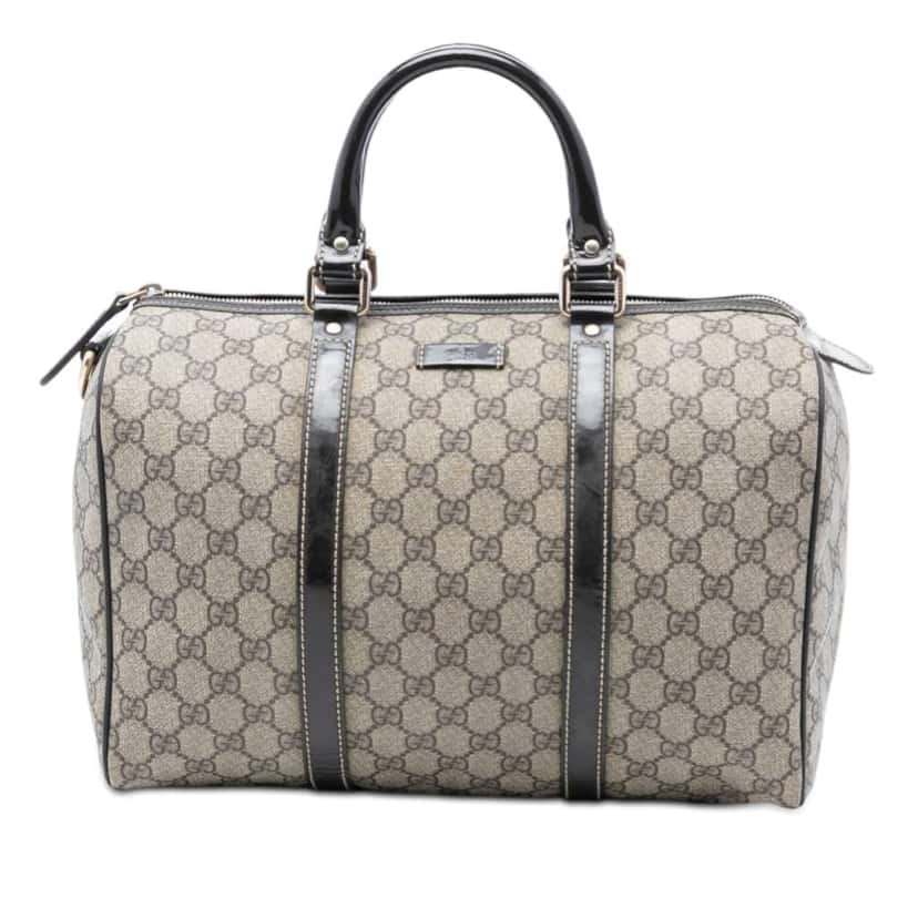 Gucci Medium GG Supreme Joy Boston Bag Beige Very good condition - Front View