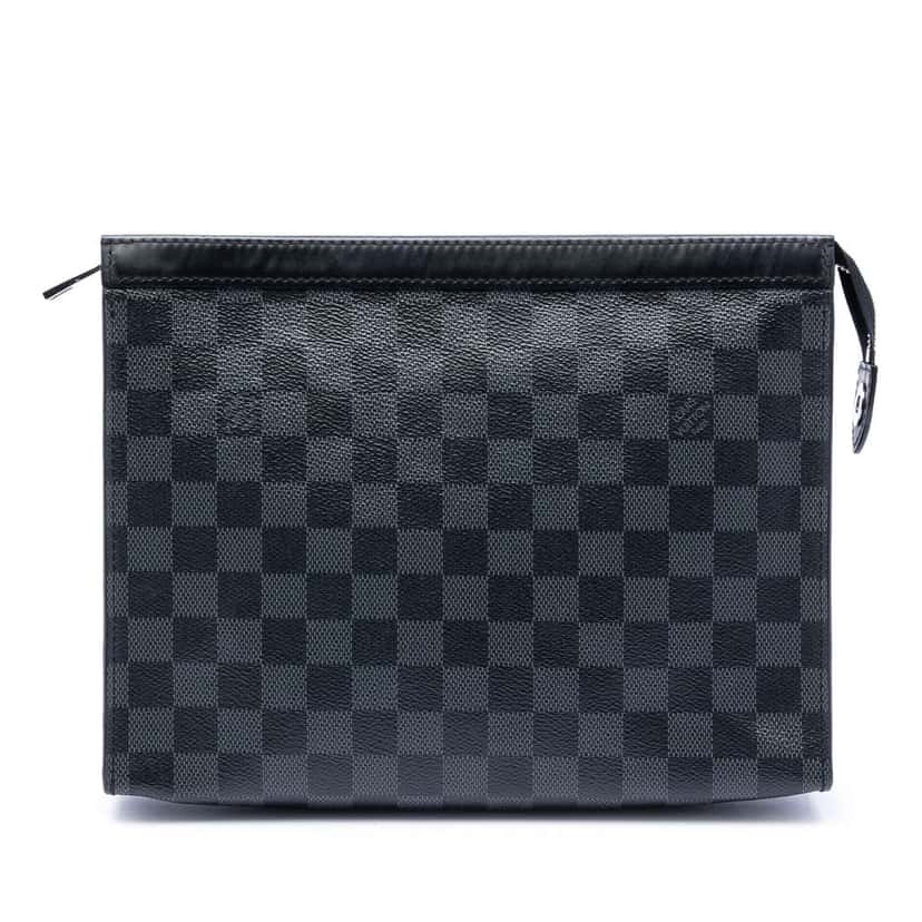 Louis Vuitton Damier Graphite Pochette Voyage MM Black Very good condition - Front View