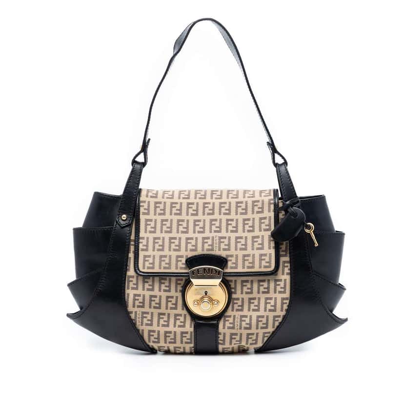 Fendi Zucchino Borsa Tuc Beige Very good condition - Front View