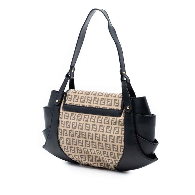 Fendi Zucchino Borsa Tuc Beige Very good condition - Back View