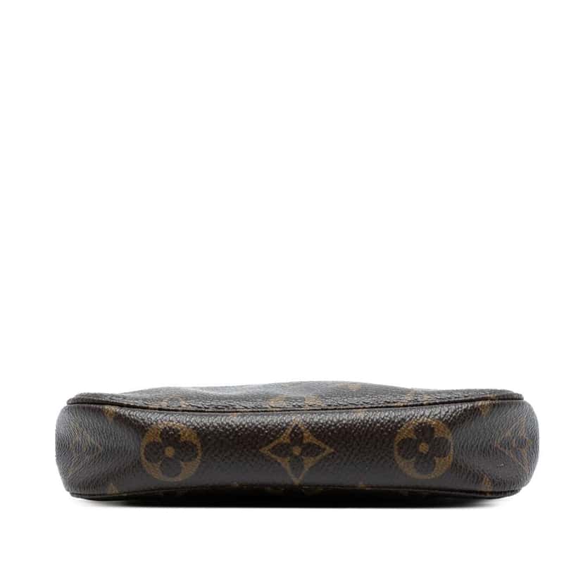 Louis Vuitton Monogram Mini Pochette Accessoires Brown Very good condition - Inside View