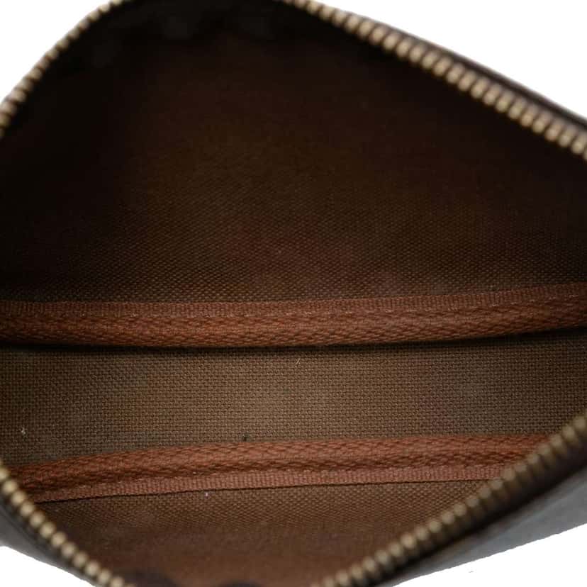 Louis Vuitton Monogram Mini Pochette Accessoires Brown Very good condition - Model View