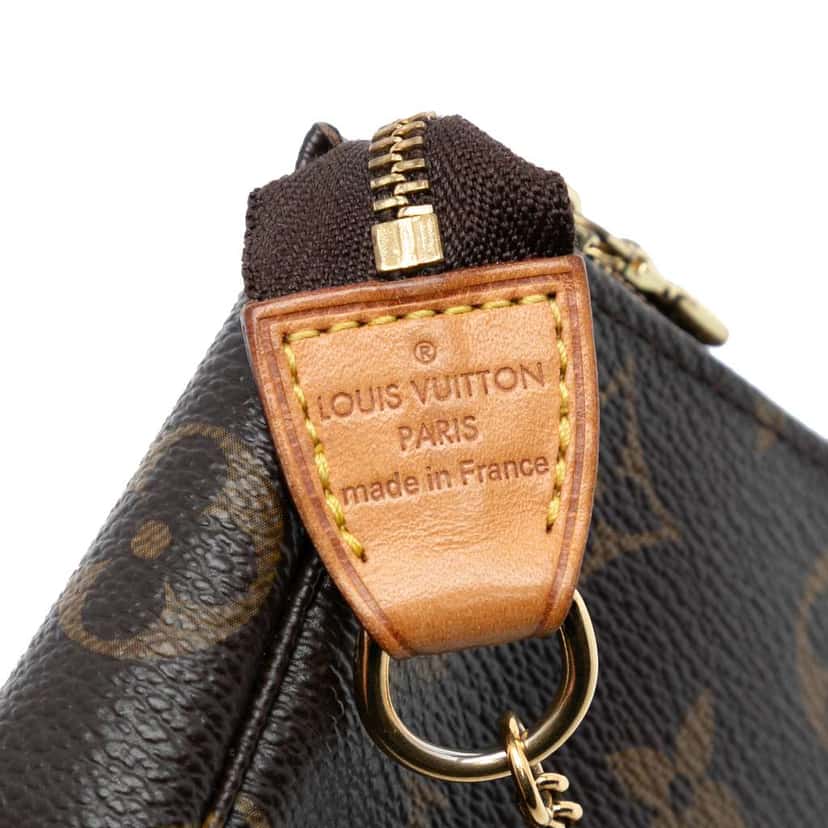 Louis Vuitton Monogram Mini Pochette Accessoires Brown Very good condition - Box View