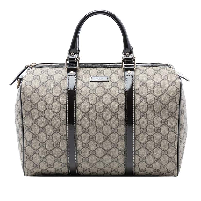 Gucci Medium GG Supreme Joy Boston Bag Beige Very good condition - Front View