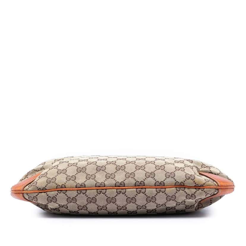Gucci GG Canvas Horsebit Creole Hobo Bag Beige Very good condition - Inside View