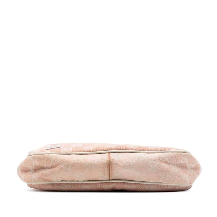 Gucci Small GG Canvas Web Pop Shoulder Bag Pink Canvas Very good condition - Inside View