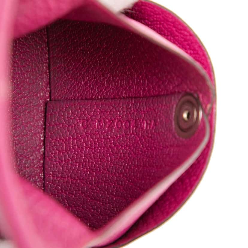 Hermès Chevre Mysore Bastia Change Purse Purple Leather Good condition - Box View