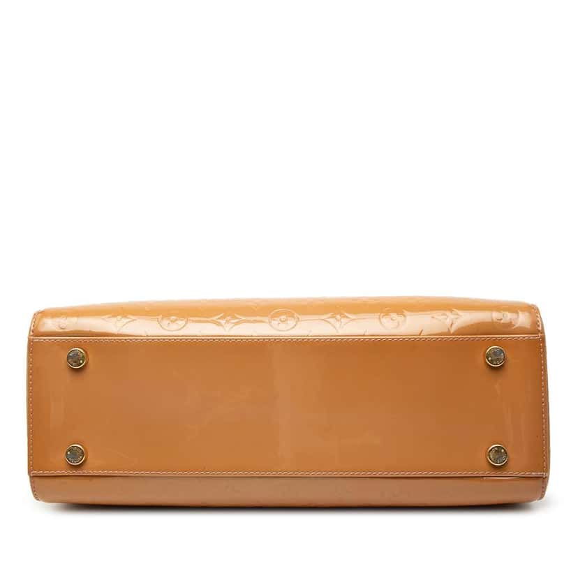 Louis Vuitton Monogram Vernis Brea MM Brown Leather Good condition - Inside View