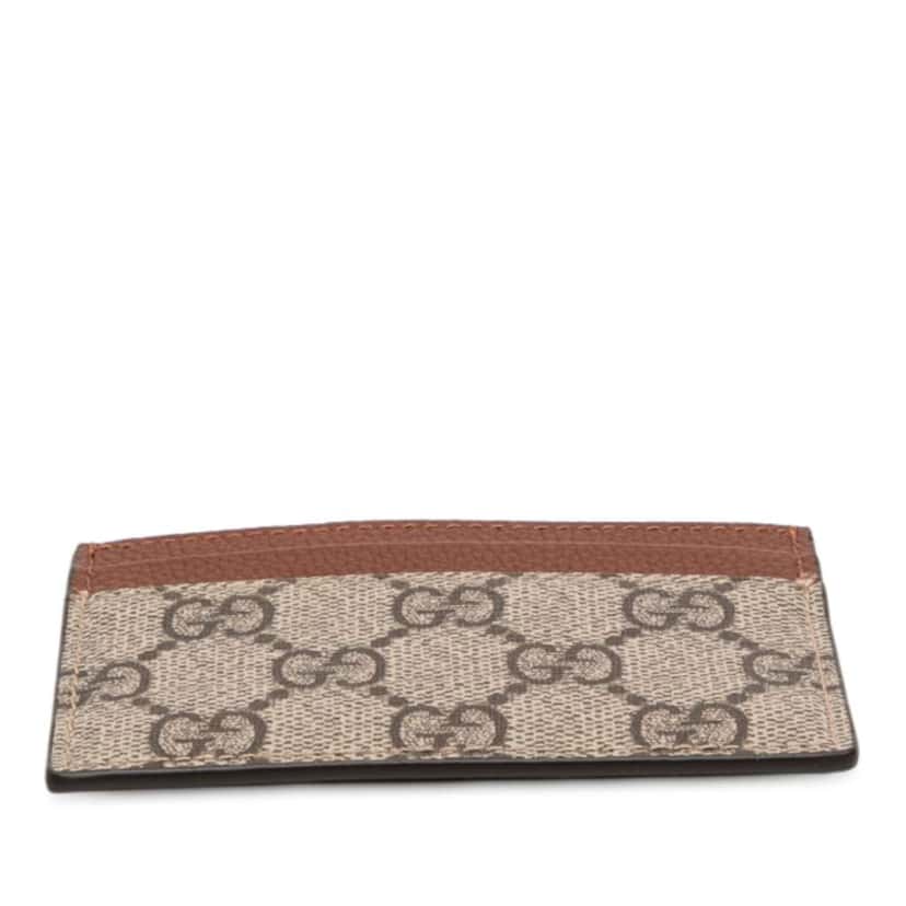 Gucci GG Supreme Card Holder Beige Good condition - Inside View