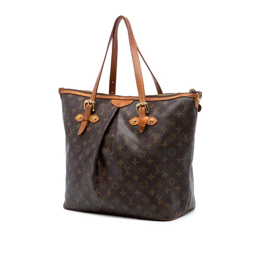 Louis Vuitton Monogram Palermo GM Brown Good condition - Back View