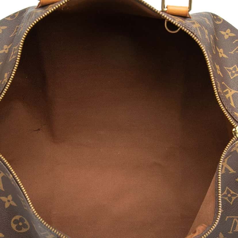 Louis Vuitton Monogram Speedy 40 Brown Fair condition - Model View
