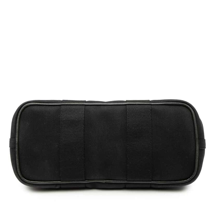 Hermès Toile and Swift Valparaiso PM Black Canvas Good condition - Inside View