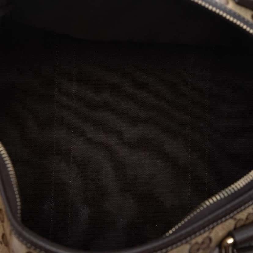 Gucci Medium GG Crystal Joy Boston Bag Beige Good condition - Model View