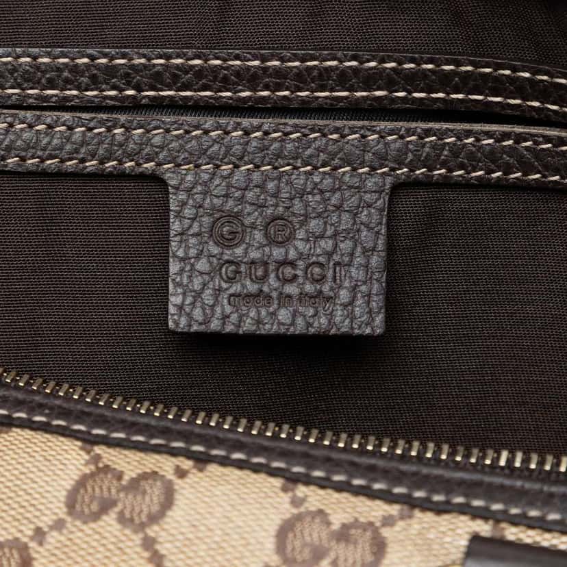 Gucci Medium GG Crystal Joy Boston Bag Beige Good condition - Box View