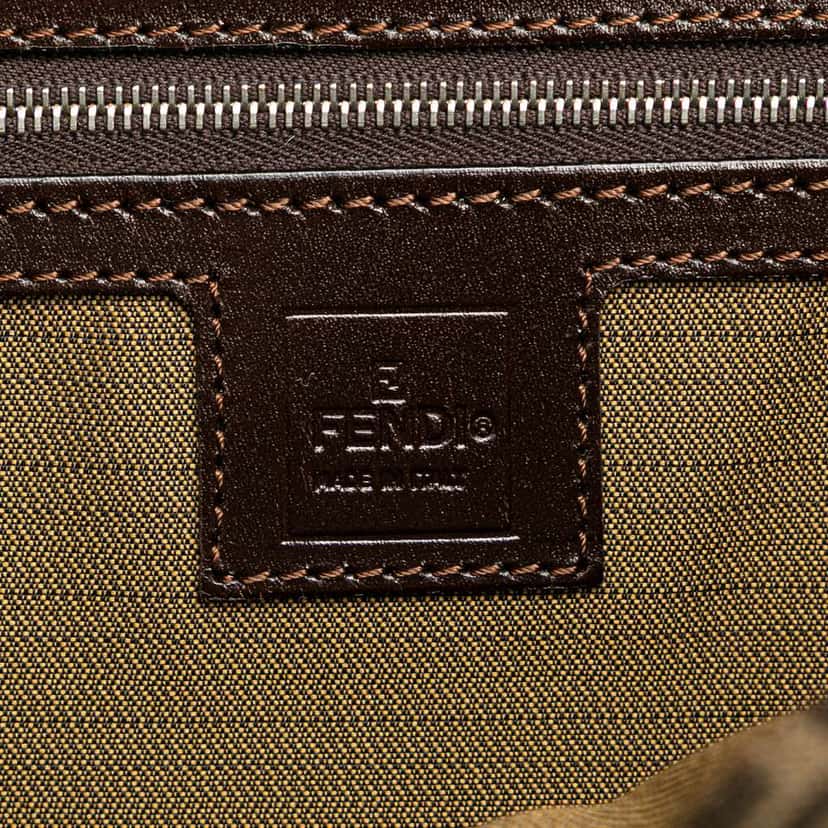 Fendi Zucca Canvas Tote Brown Canvas Very good condition - Box View