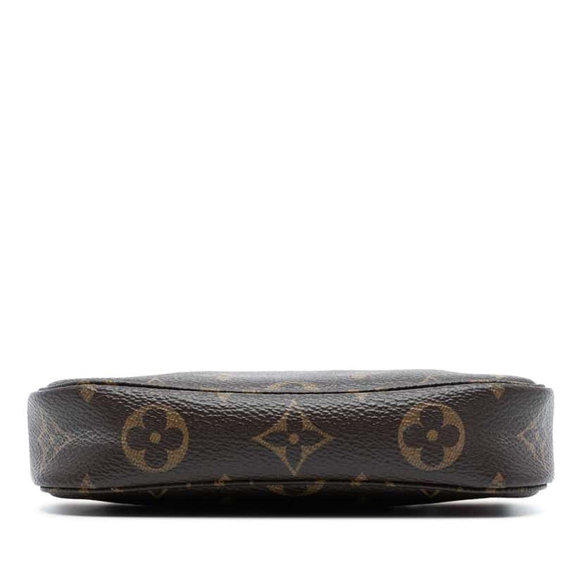 Louis Vuitton Monogram Mini Pochette Accessoires Brown Good condition - Inside View