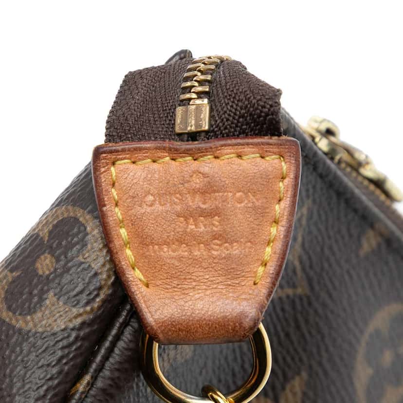 Louis Vuitton Monogram Mini Pochette Accessoires Brown Good condition - Box View