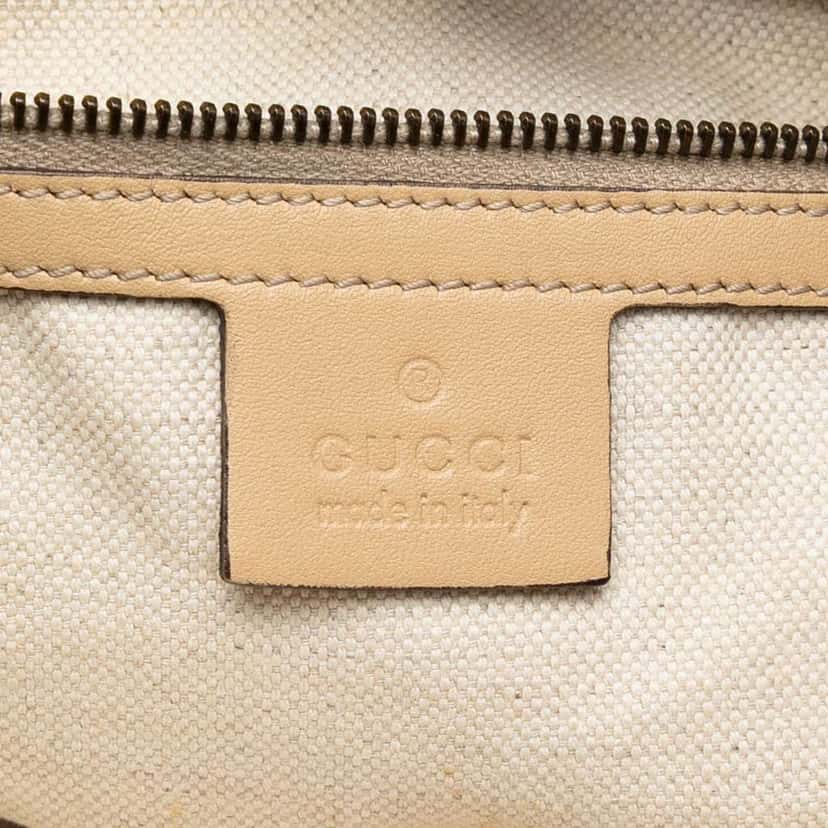 Gucci Guccissima Scarlett Tote Beige Leather Good condition - Box View