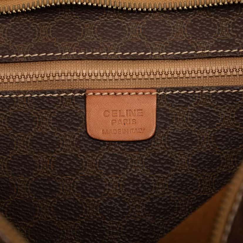 Celine Macadam Coated Canvas Tote Brown Canvas Good condition - Box View