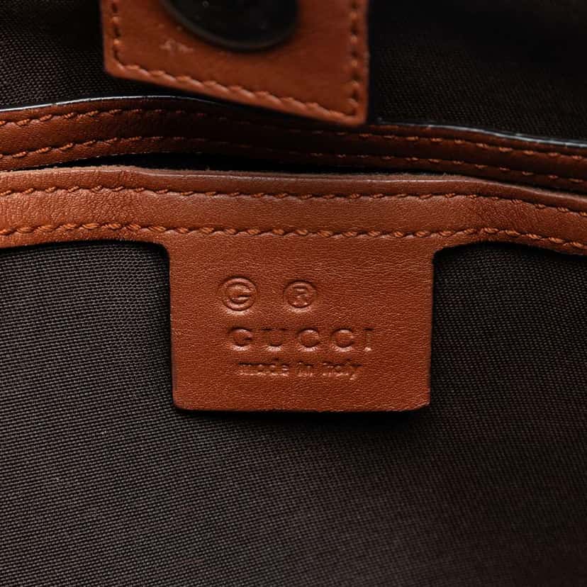 Gucci Medium Guccissima Joy Tote Brown Leather Good condition - Box View