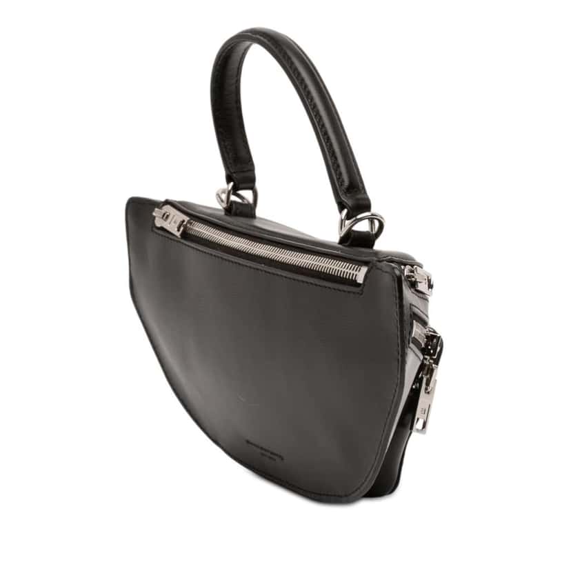 Alexander Wang Mini Nappa Attica Soft Top Handle Bag Black Leather Good condition - Back View