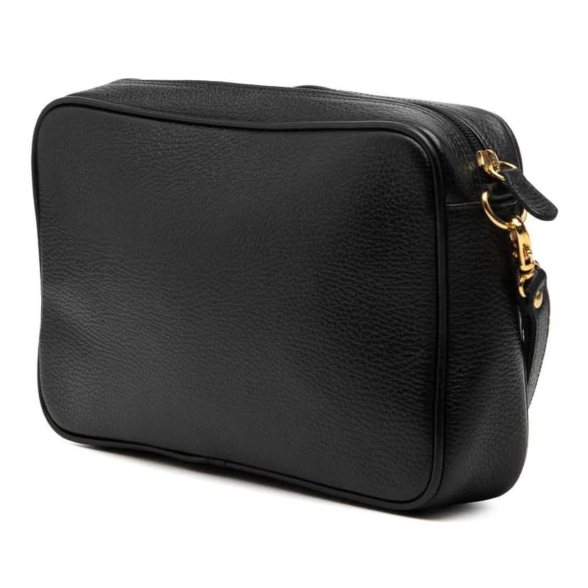 Burberry Leather Clutch Black Leather Good condition - Back View