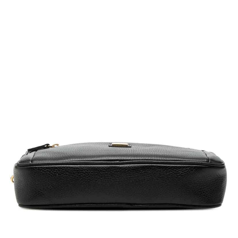 Burberry Leather Clutch Black Leather Good condition - Inside View