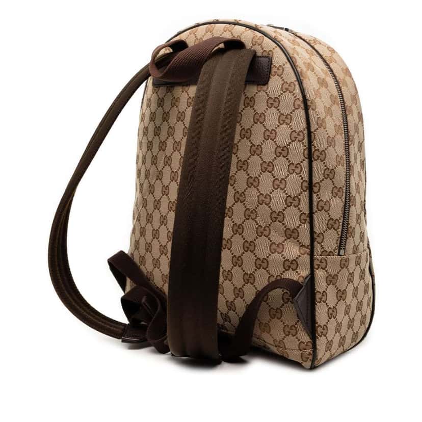 Gucci GG Canvas Backpack Beige Very good condition - Back View