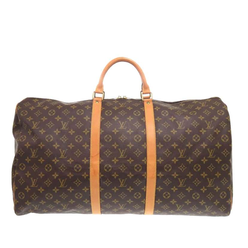 Louis Vuitton Monogram Keepall 60 Brown Good condition - Front View